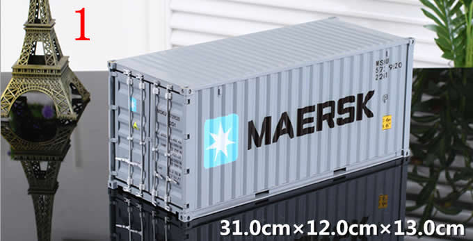 Creative Shipping Container Model Desk Office Supplies Organizer,Tissue Box