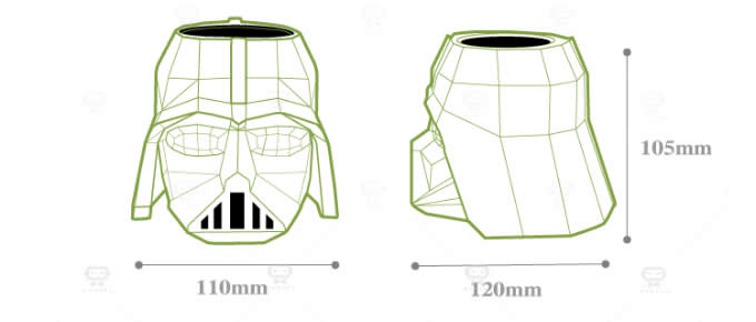 Soldier Helmet Pen Holder  