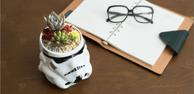 Soldier Helmet Pen Holder  