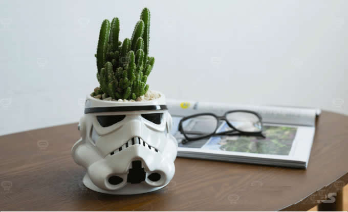 Soldier Helmet Pen Holder  