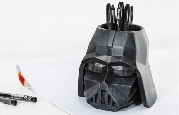 Soldier Helmet Pen Holder  