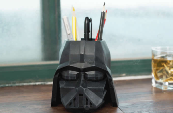Soldier Helmet Pen Holder  