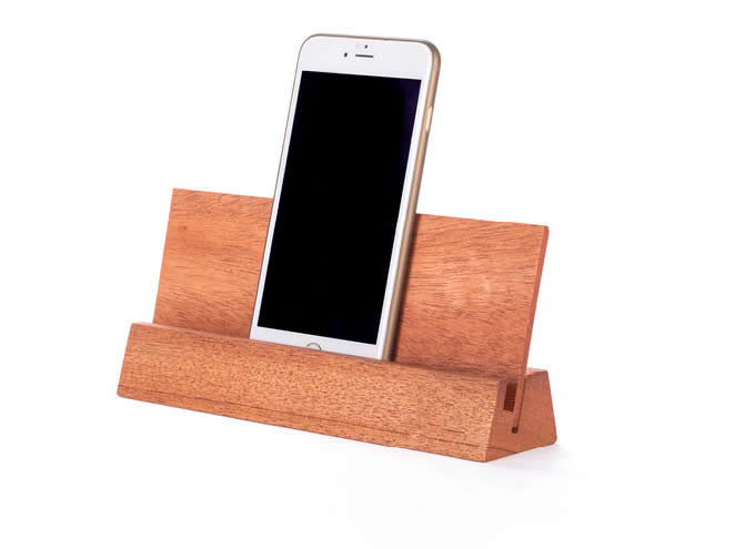 Wooden Cell Phone Stand Holder Place Card Holder Photo Card Holder