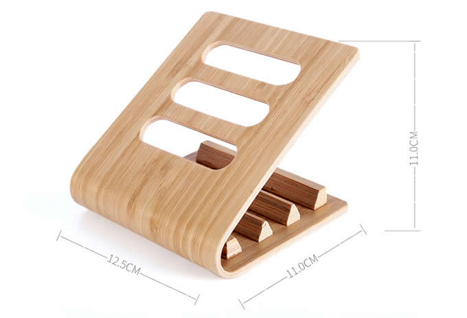   Wooden Multi Cell Phone Remote Control Holder/Stand/Organizer 