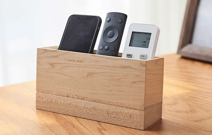 Wooden Office Supplies Desktop Desk Organizer Pen Pencil/Remote ControlHolder  Stationery Case 