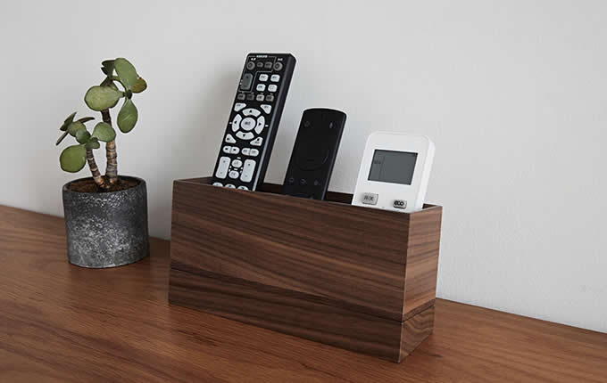 Wooden Office Supplies Desktop Desk Organizer Pen Pencil/Remote ControlHolder  Stationery Case 