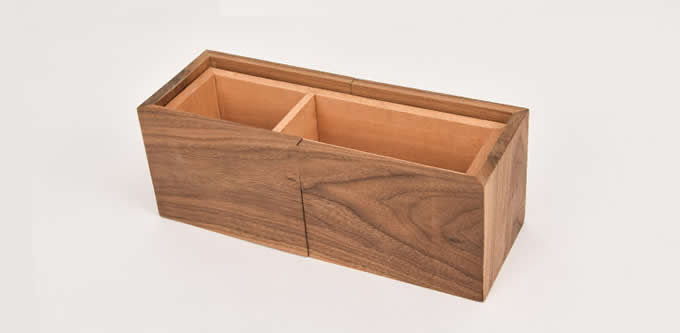 Wooden Struction Multi-function Desk Stationery Organizer Storage Box