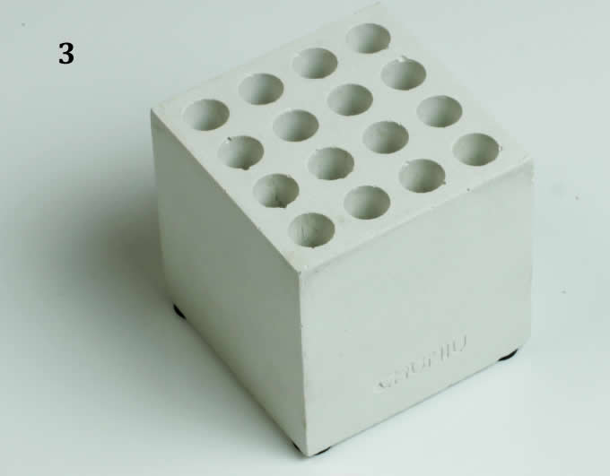 Cube 16 slots Multi-Functional Concrete Pen Pencil Stand 