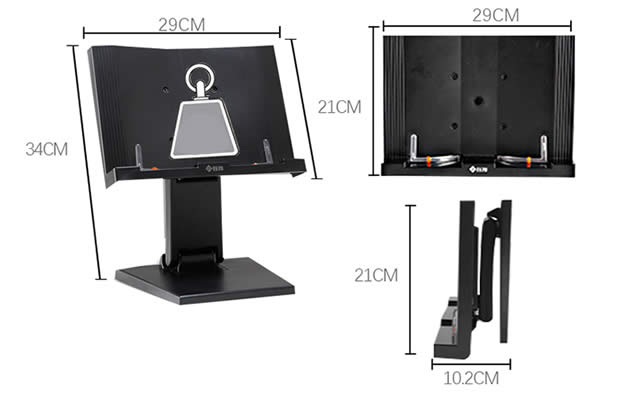 Easy To Carry Adjustable Angle Bookstand Reading Stand Tablet PC Holder