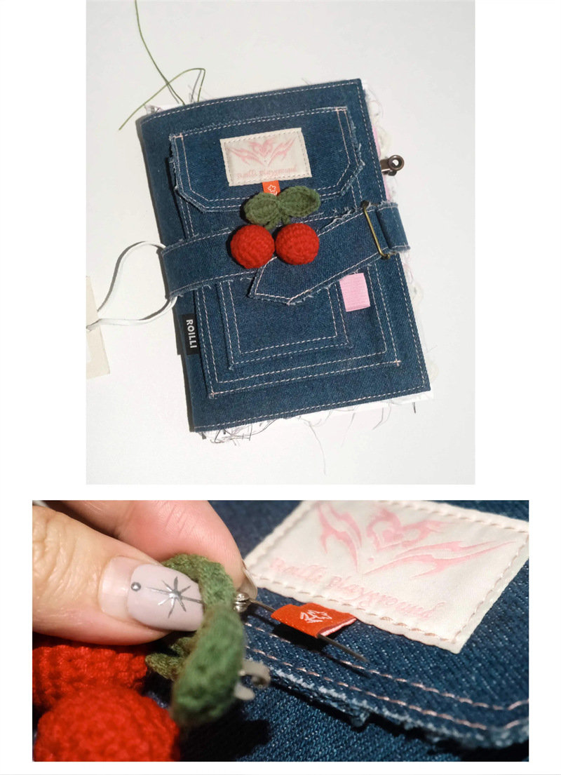 Vintage Jeans Notebook,Book Cover