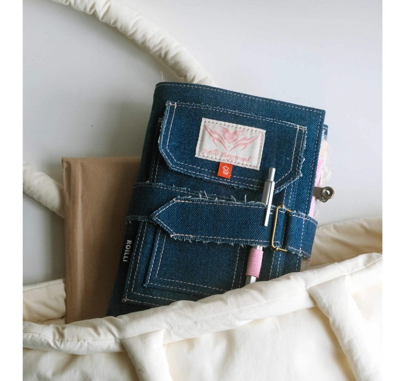 Vintage Jeans Notebook,Book Cover