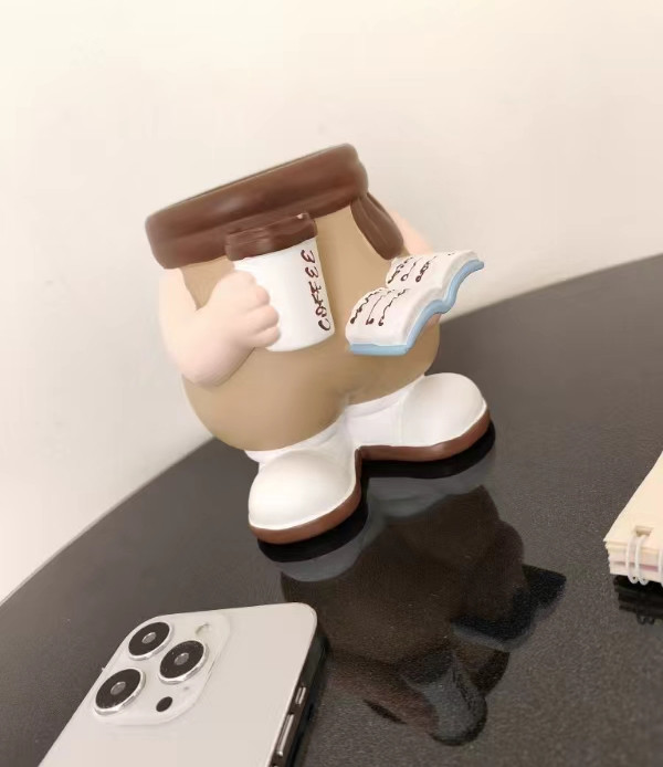 Cartoon Doll Office Study Pen Holder,Fun Desktop-Organization Storage