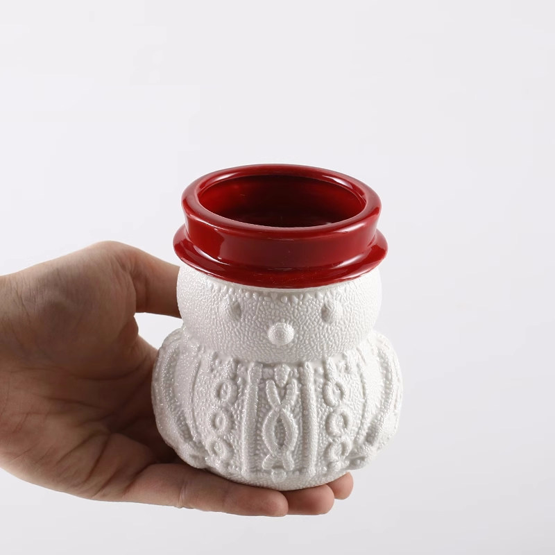 Cute Snowman Design Office Pen Holder