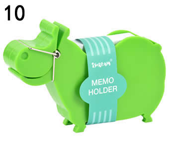   Animal Style Memo Paper Clip with Holder  