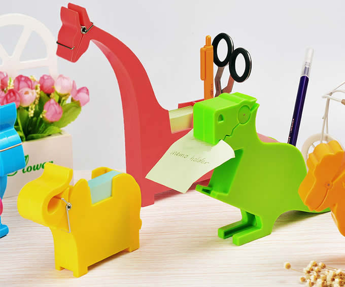   Animal Style Memo Paper Clip with Holder  