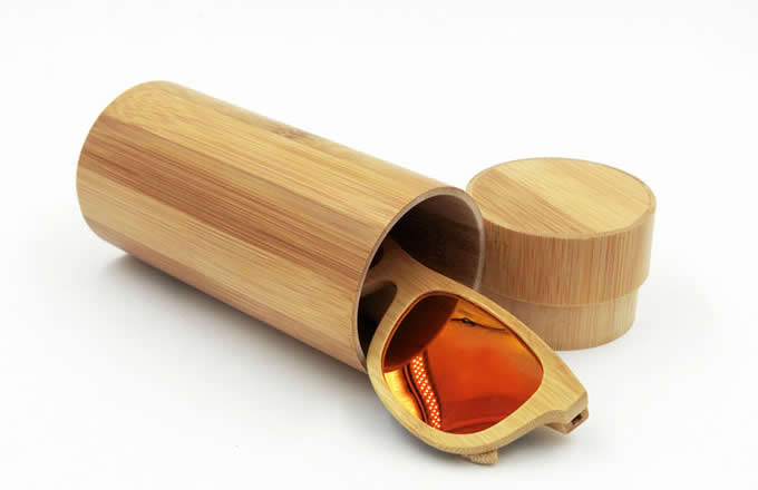  Bamboo Sunglasses Protective Storage Box Case