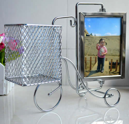  Bicycle Picture Frame Pen Holder, 5 by 7-Inch