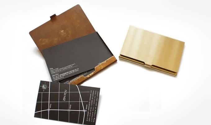  Brass Business Card Case