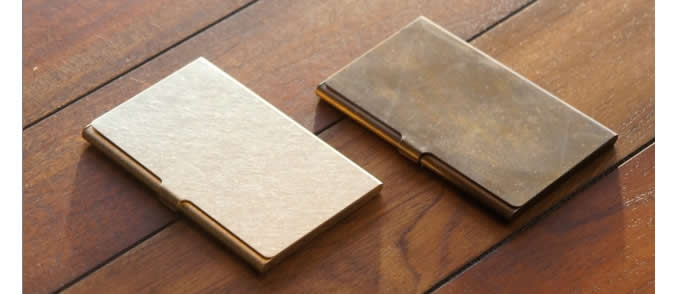  Brass Business Card Case