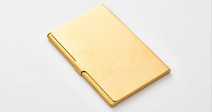  Brass Business Card Case