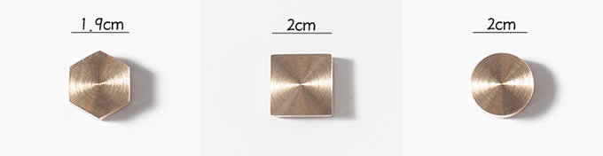 Brass Magnets for Magnetic Whiteboard and Magnetic Message Board  (6pcs / Pack)