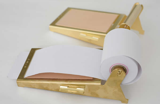 Brass Note Pad Holder Memo Dispensers 