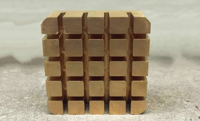     Brass Pen Pencil Holder Stand Desk Organizer 