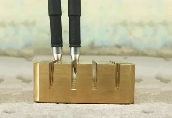     Brass Pen Pencil Holder Stand Desk Organizer 