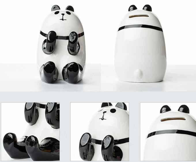  Ceramic Animal Piggy Bank Cell Phone Stand Holder
