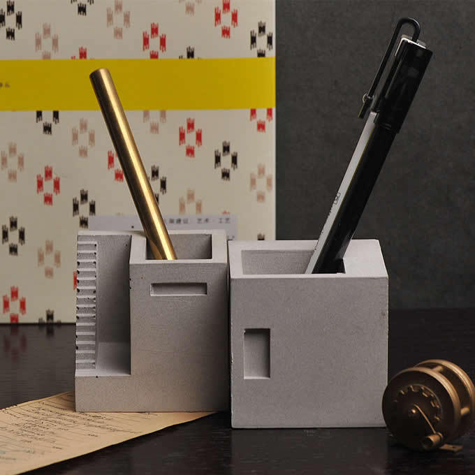  Concrete Block Desktop Decoration