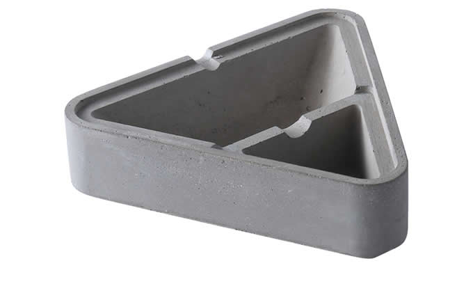  Concrete Cigar Cigarette Ashtray (2 compartments)