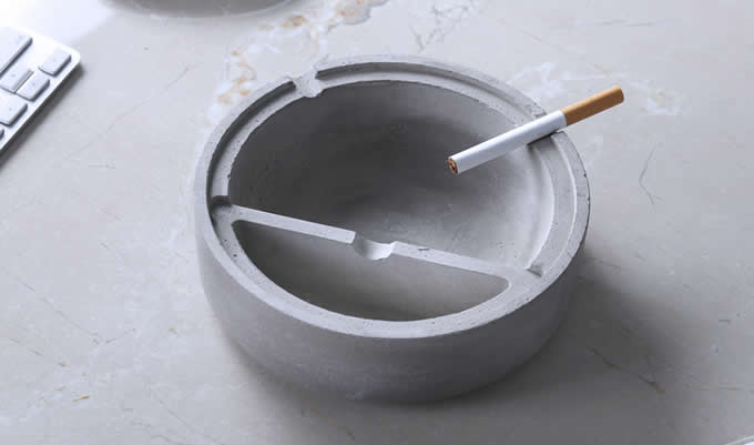  Concrete Cigar Cigarette Ashtray (2 compartments)