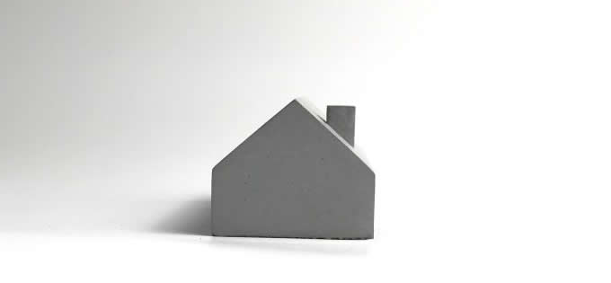 Concrete House Paperweight