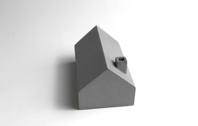 Concrete House Paperweight