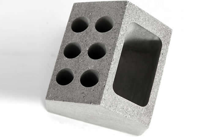 Concrete House Shaped Pen Holder Cell Phone Holder