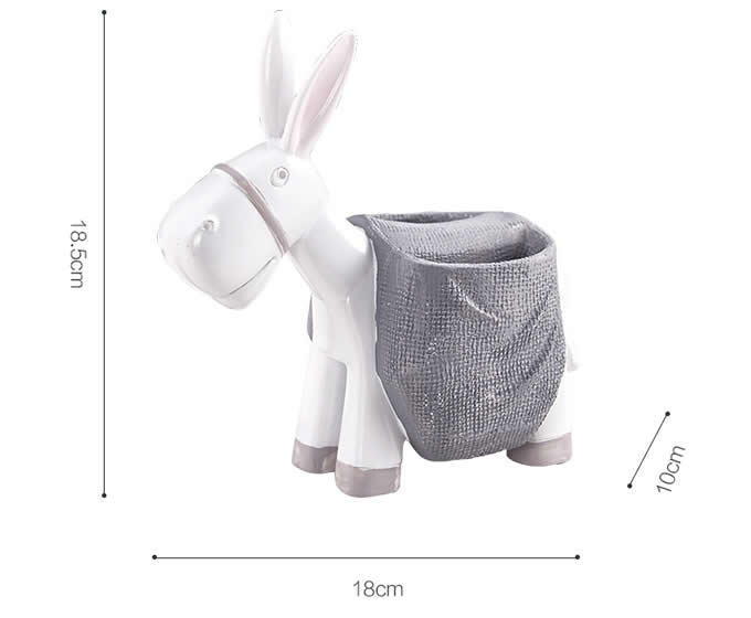 Cute Donkey Pen Pencil Holder Desk Decoration Accessories  