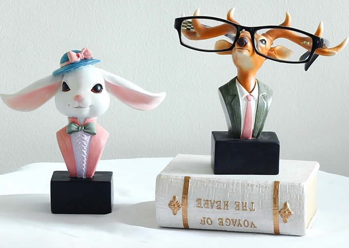 Deer and Rabbit Eye Glasses Holder