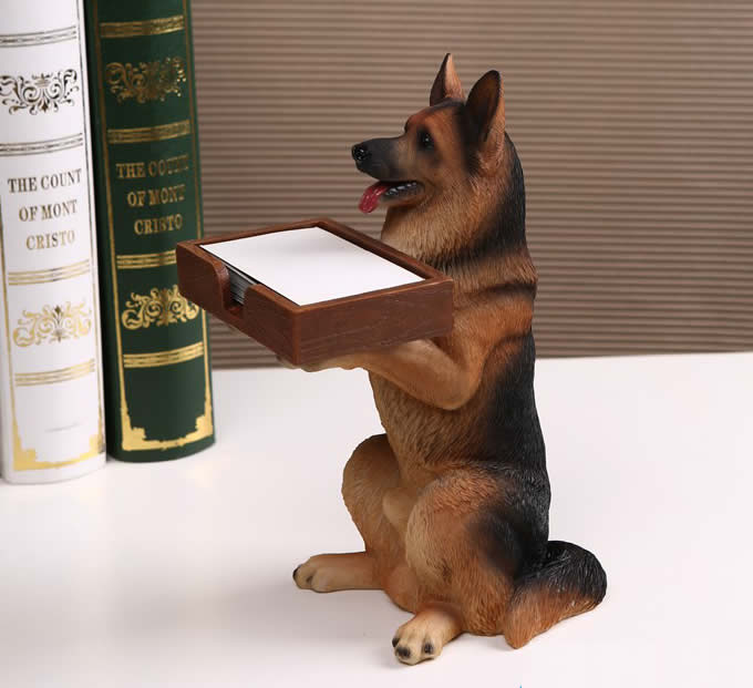  Dog Desk Business Card Holder