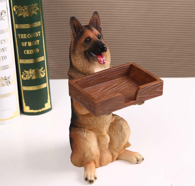  Dog Desk Business Card Holder