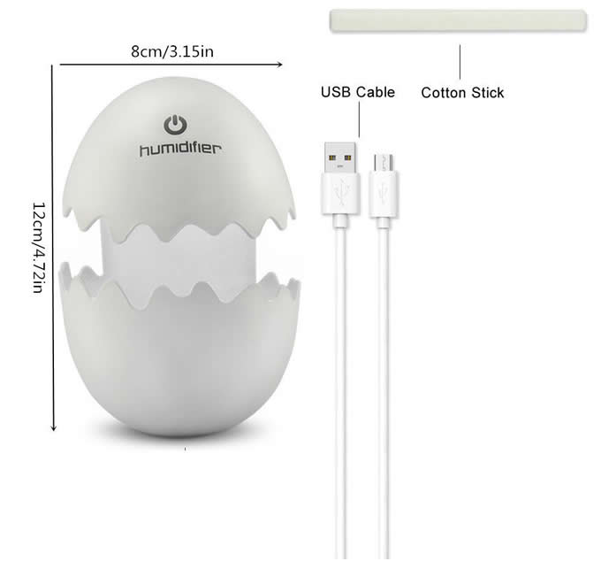 Egg Shaped Mist Humidifier 