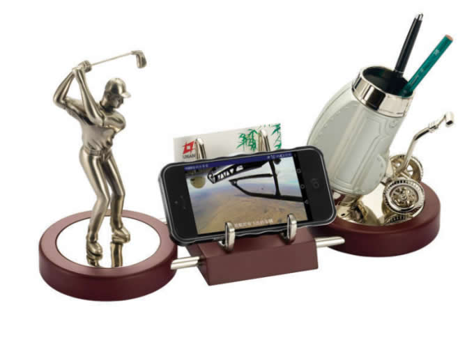 Golf Bag Pen Holder Desktop Decoration novelty gift