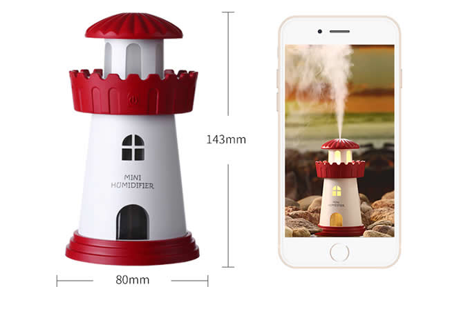   Mini Portable Desktop Air Humidifier USB Mist Humidifier Night Light