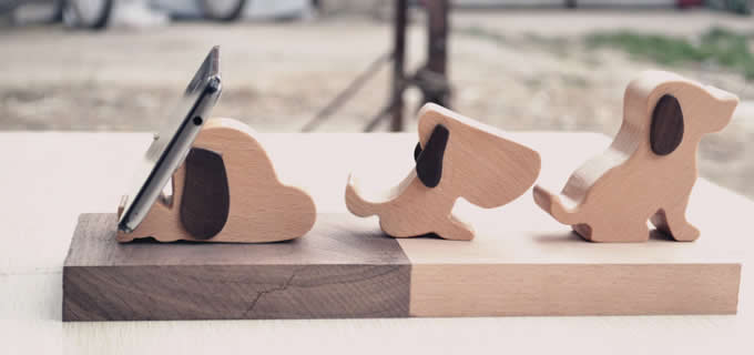   Mini Puppy Dog Shape Cell Phone  Mount Holder 