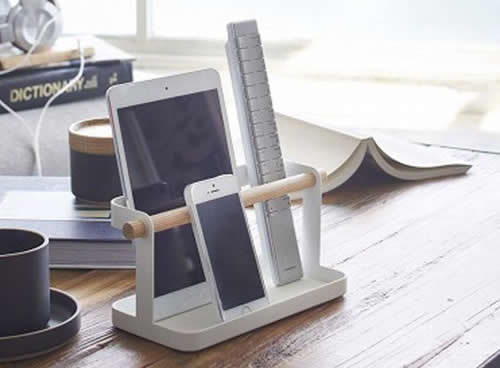 Multi-function Desk Storage Organizer Holder for Remote Controls, Smarphone,Tablet PC