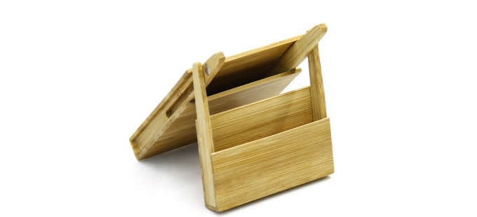  Nature  Bamboo  Business Card Case Holder