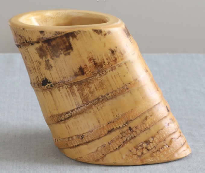    Nature Bamboo Root Pen Pencil Holder  