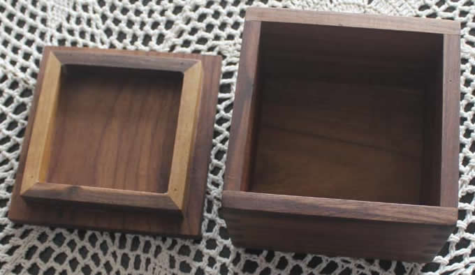 Nature Wooden Office Desk Organizer Storage Box