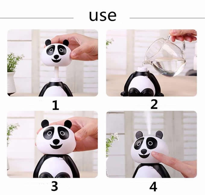 Panda Shaped Mist Humidifier