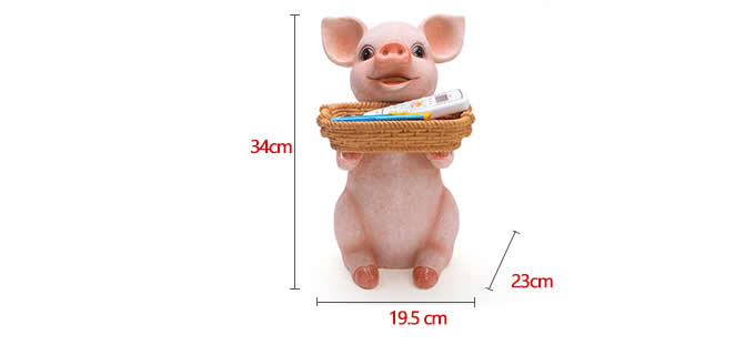 Pig  Pen Pencil Holder Desk Organizer