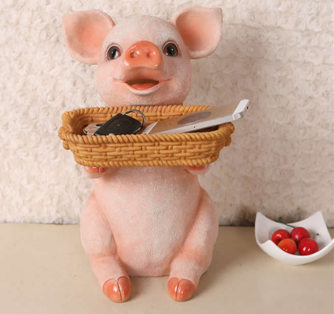 Pig  Pen Pencil Holder Desk Organizer